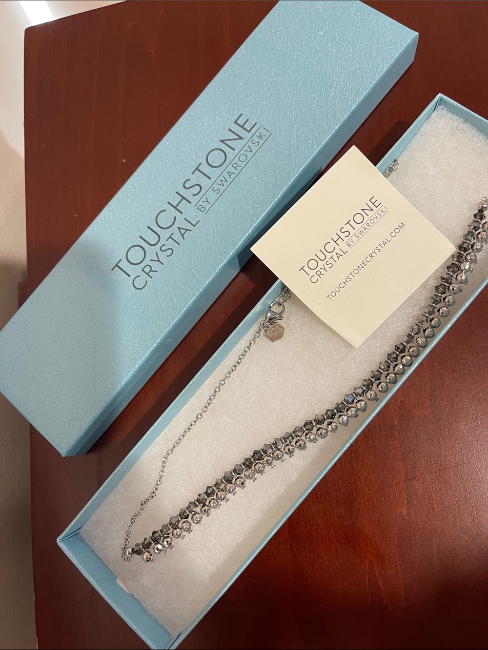 Touchstone Crystal by Swarovski Necklace - New in Box/Never Worn- Adj. 16” - 19”